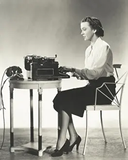 Businesswoman: Writer at work