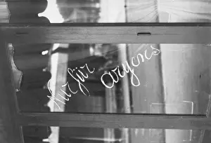 Elysee: Writing on a cafe in Paris: Only for Aryans, 1940
