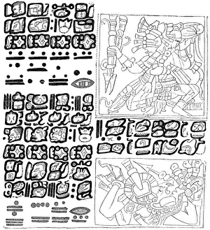 Writs: writing, scripts, part of the Mayan manuscript