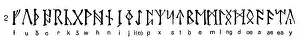 Runic: writing, scripture, runes, Anglosaxon alphabet