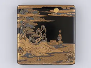Lacquer: Writing table representing a ship