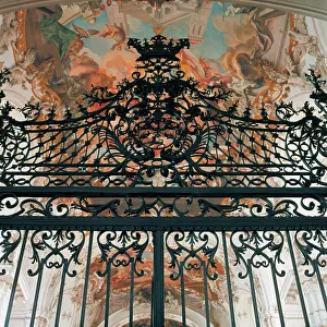 Diessen: Wrought iron grid in the minster