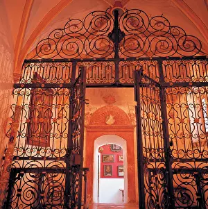 Starnberg: Wrought iron grid in the minster Andechs