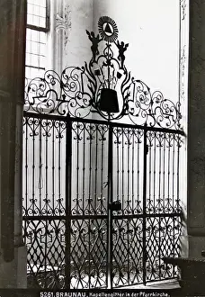 Braunau: Wrought iron grille in Braunau