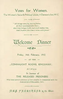W.S.P.U Welcome Dinner Released Prisoners