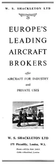 Spares: W.S.Shackleton. Aircraft Sales, Services & Brokerage. Spares