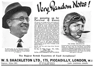 W.s.shackleton: W.S.Shackleton - Aircraft Sales: Percival Q6