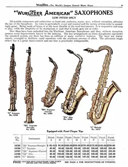 Wurlitzer: WURLITZER SAXOPHONES