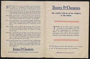 Chemists: WW1 - On Active Service, inside front pages