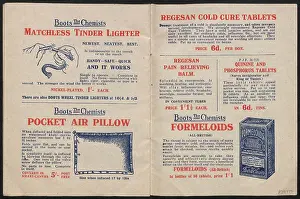 Pillow: WW1 - On Active Service, two pages