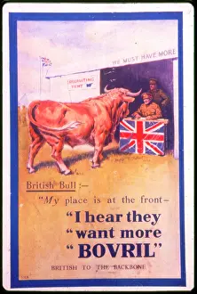 Beef: WW1 - advertisement for Bovril