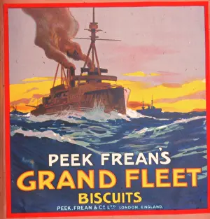 Biscuits: WW1 - advertisement for Peek Frean's Grand Fleet biscuits
