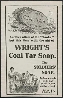 Wrights: WW1 - Advert for Wright's Coal Tar Soap