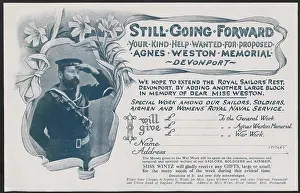 Funding: WW1 - Agnes Weston Memorial, Devonport