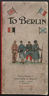 Pastimes: WW1 - To Berlin board game, front cover design