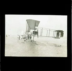 Boscombe: WW1 Biplane, Thought to be at Boscombe, Dorset