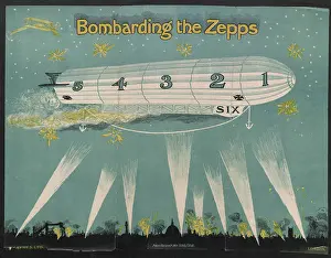 Zeppelins: WW1 - Bombarding the Zepps, board game