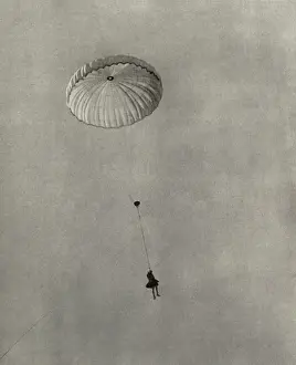 Lcgr1303: WW1 British observer escaping from his shot down