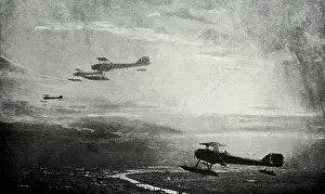 Birdseye: WW1 - British seaplane squadron on patrol