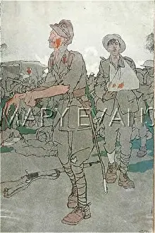 Eduard Thony (ghost Contributor): WW1 CARTOON/AFTER SOMME