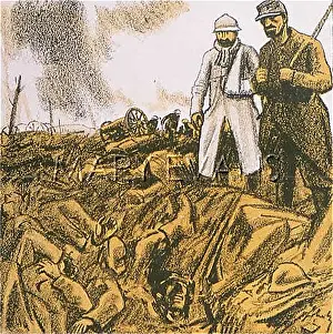 Argues: WW1 CARTOON/BATTLEFIELD