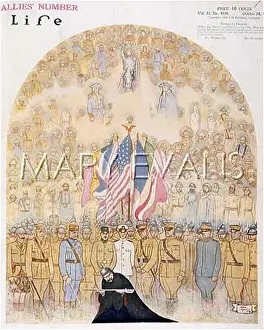 Admits: WW1 CARTOON/KAISER SWORD