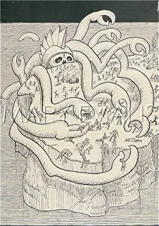 Tentacles: WW1 CARTOON/OCTOPUS 1917