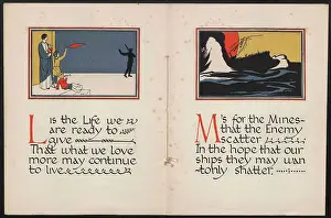 Robert Opie Collection: WW1 - The Child's ABC of the War - L and M