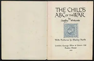 Robert Opie Collection: WW1 - The Child's ABC of the War - title page