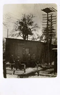 Aug18: WW1 - Cold German Soldiers behind the lines