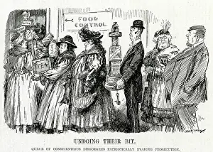 Contributing: WW1 - Comment on the food shortage