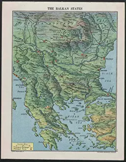 Aegean: WW1 - Daily Mail War Panorama, Balkan States