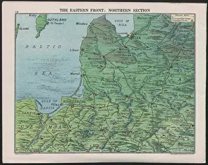 Konigsberg: WW1 - Daily Mail War Panorama, Eastern Front