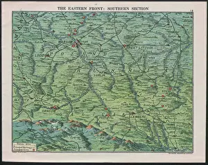 Krakow: WW1 - Daily Mail War Panorama, Eastern Front