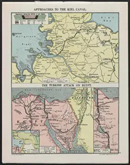 Lubeck: WW1 - Daily Mail War Panorama, Kiel and Egypt
