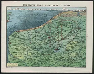 Boulogne: WW1 - Daily Mail War Panorama, Western Front