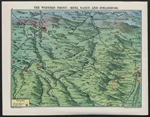 Metz: WW1 - Daily Mail War Panorama, Western Front