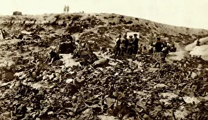 WW1 - Dead and wounded kit collection, W Beach, Gallipoli