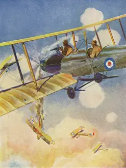 Biplanes: Another Down - WW1 dogfight