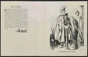 Chesterton: WW1 - Will Dyson's War Cartoons - Might and Right
