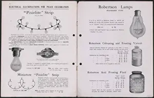 Bulbs: WW1 - Electrical Illuminations for Peace Celebration