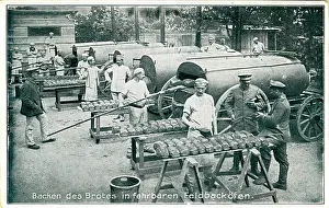 Captioned: WW1 Garman Field Ovens