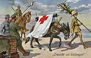 Cunning: WW1 - German anti-British propaganda postcard
