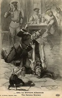 Begs: WW1 - German Brutality lampooned as Bravery