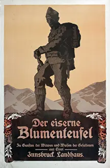 Widows: WW1 German poster, Support for war widows and orphans
