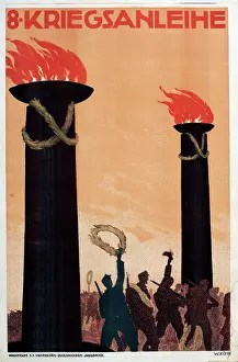 Fundraising: WW1 German poster, War Loans