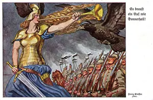 Symbolist: WW1 - German Propaganda - A Call to Arms Like Thunder
