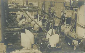 Antwerp: WW1 German Warship at Dock