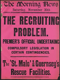 Malo: WW1 Headlines - The Recruiting Problem