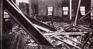 Apr19: WW1 - Home Front - Daylight Air Raid - Damage to GPO, London
